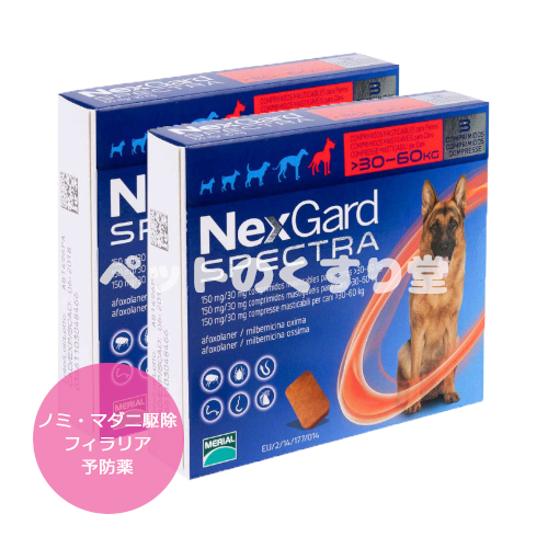 【2箱】ネクスガードスペクトラ 180  超大型犬用 (30-60Kg) 6錠